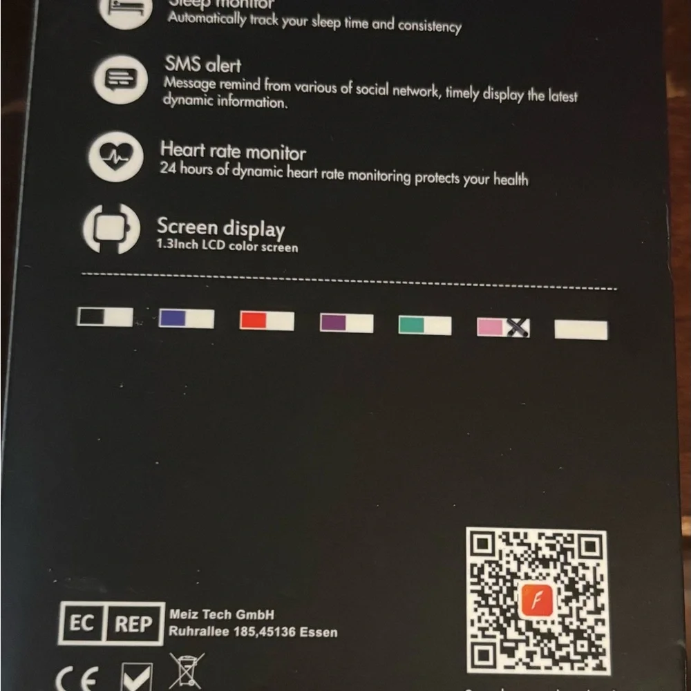 Smart Wearable Pink Watch - Picture 8 of 9